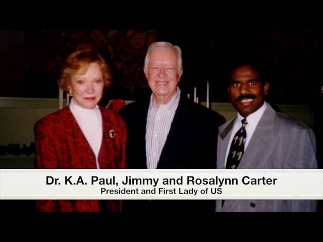 Dr. K.A. Paul with President Jimmy Carter